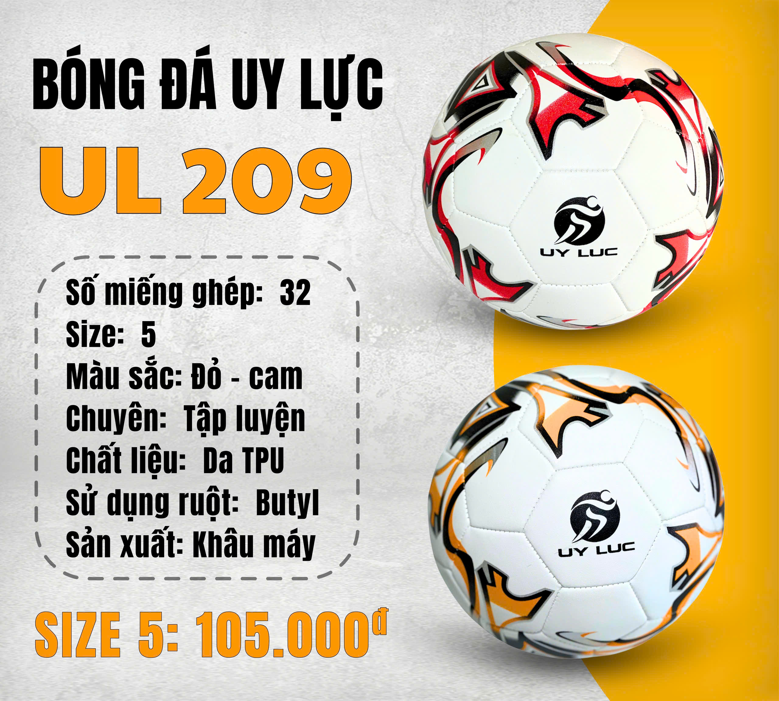 Bóng đá Uy Lực UL209