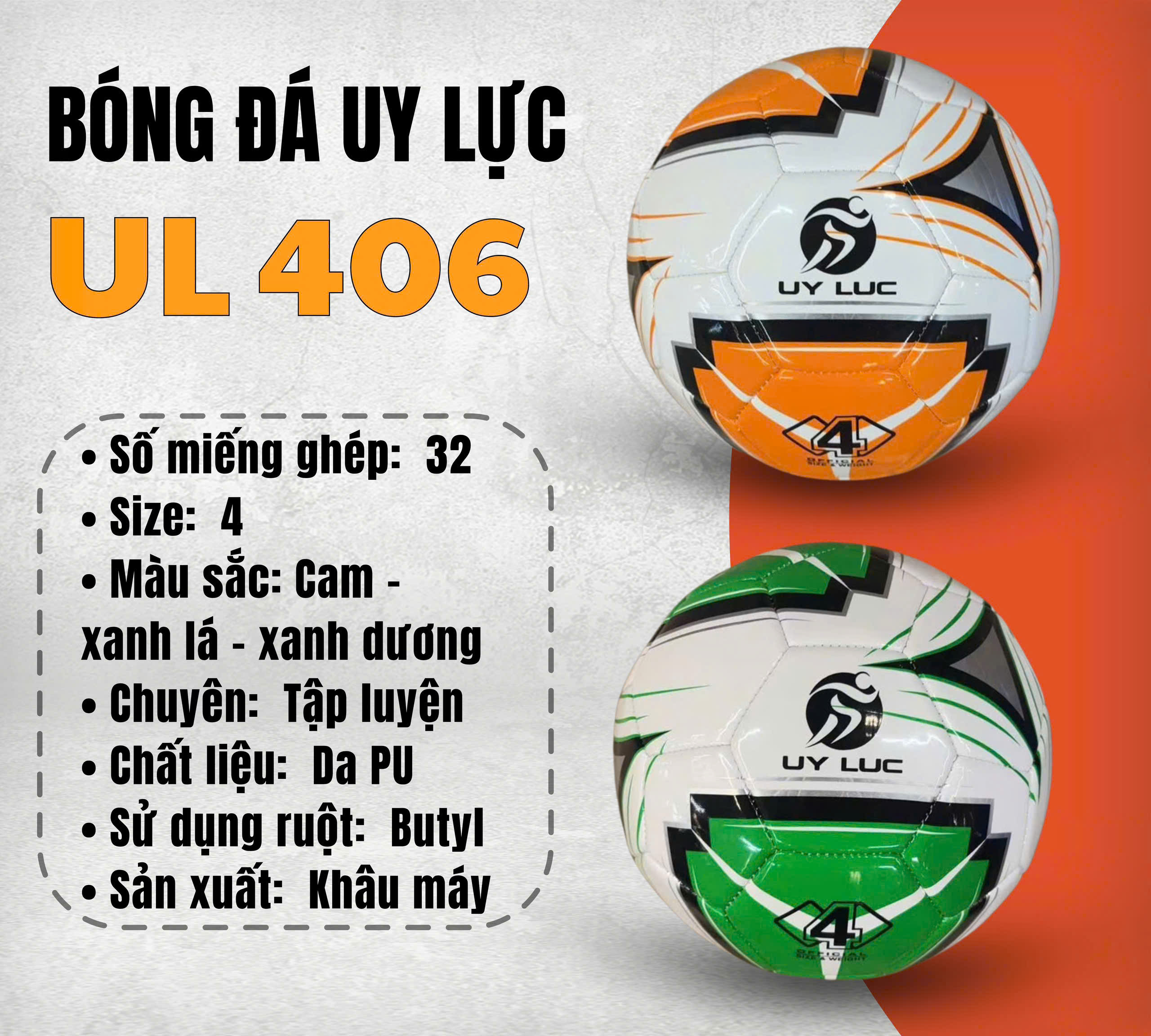 Bóng đá Uy Lực UL406