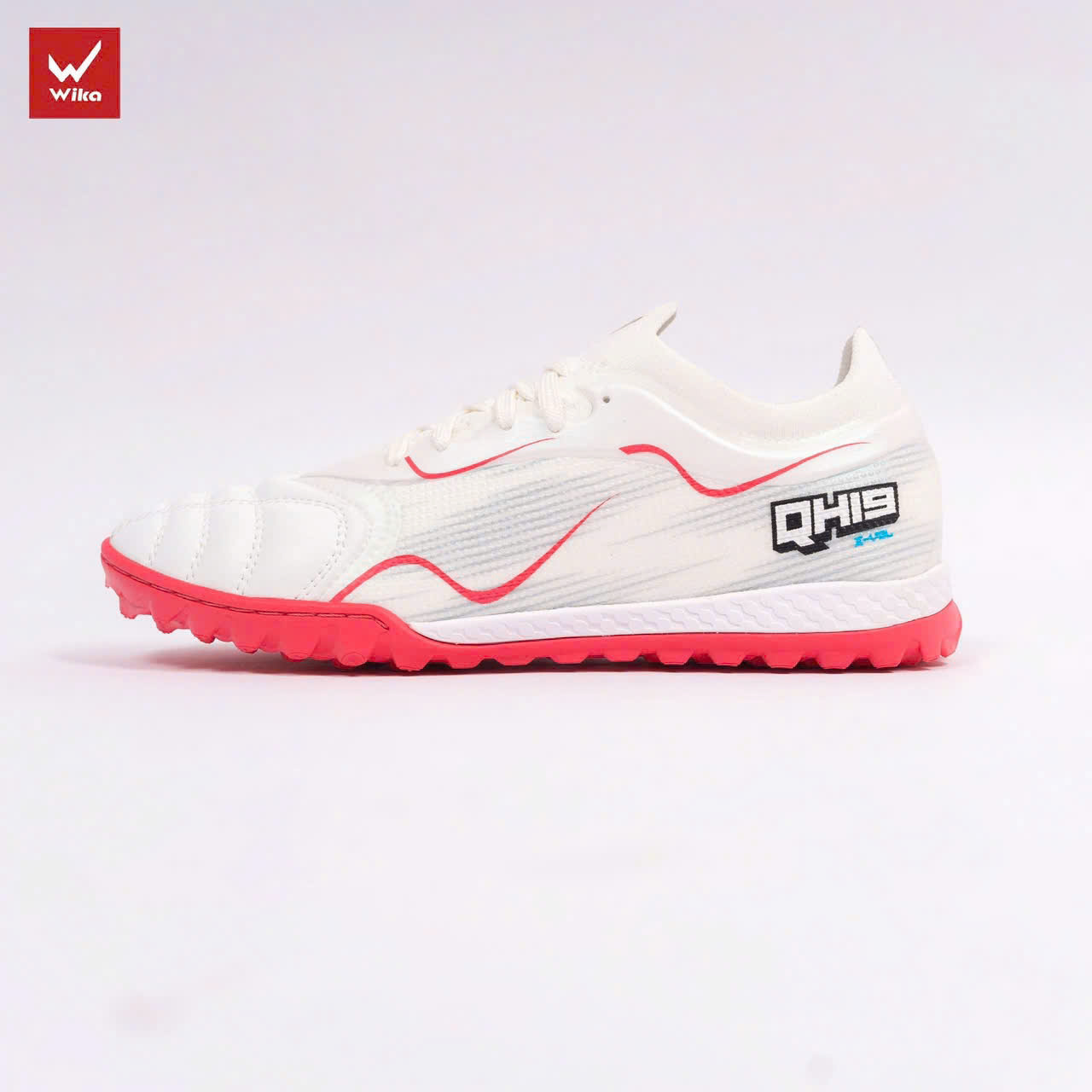 Giày bóng đá Wika Trắng Đỏ