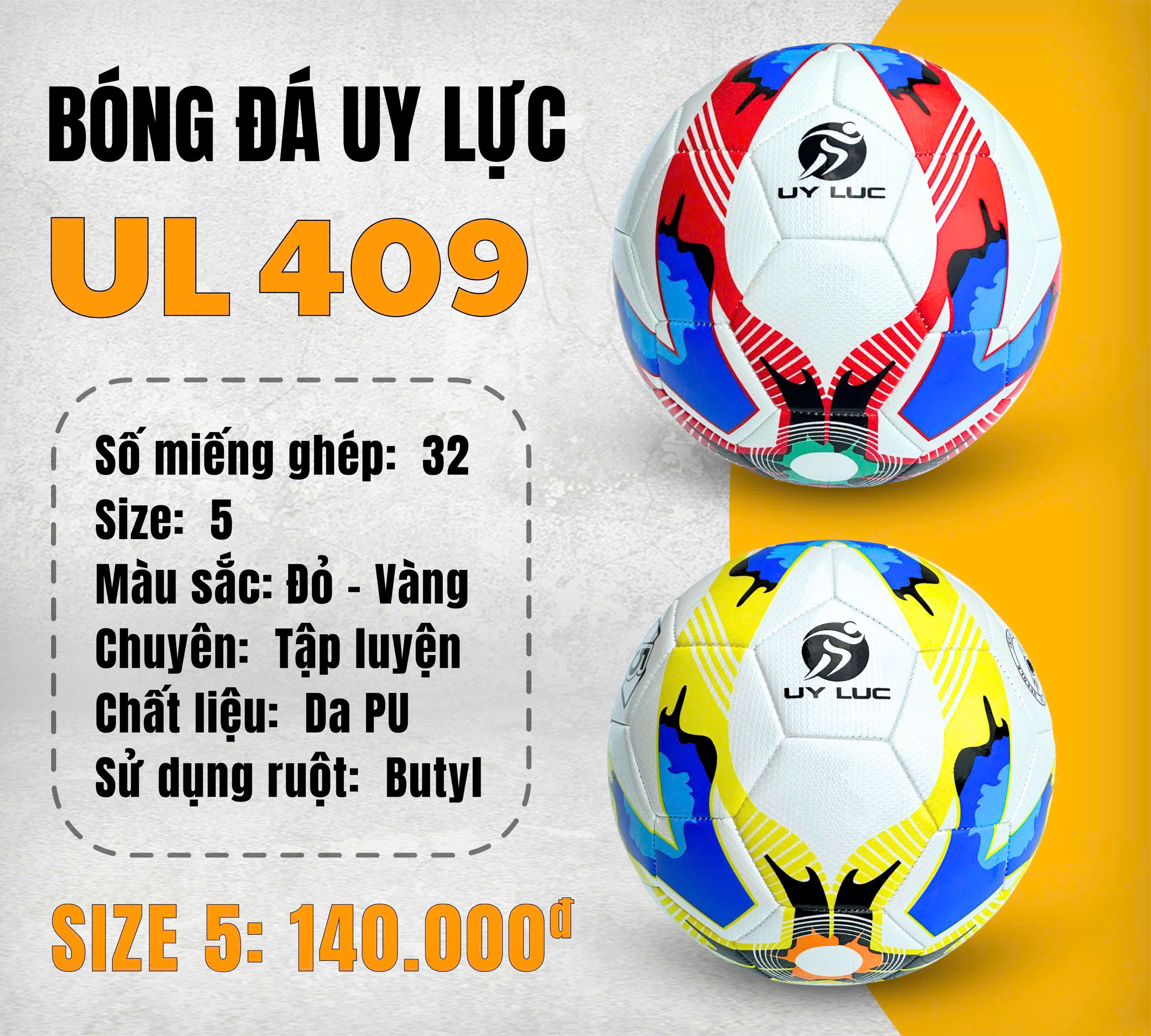 Bóng đá Uy Lực UL409